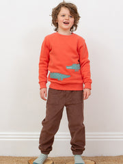 Cosy Cord Schlupfhose Mocca