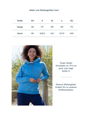 South Beach Sweatshirt mit Kapuze French Blue