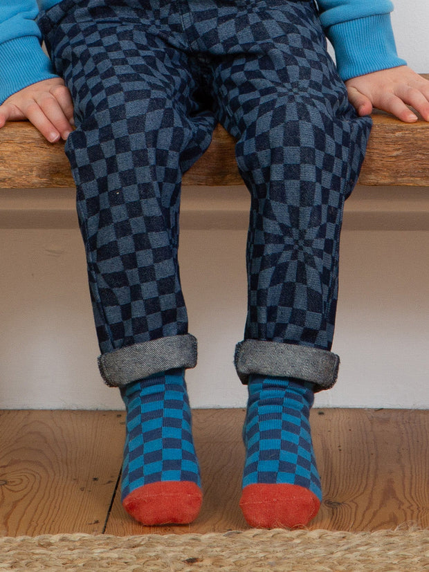 Chequerboard Socken