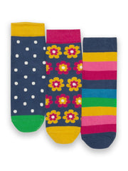 Blumen Socken