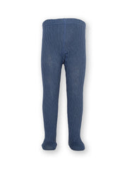 Zopfmuster Strumpfhose Navy