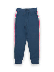 Side Stripe Jogginghose Navy