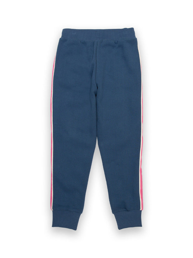 Side Stripe Jogginghose Navy