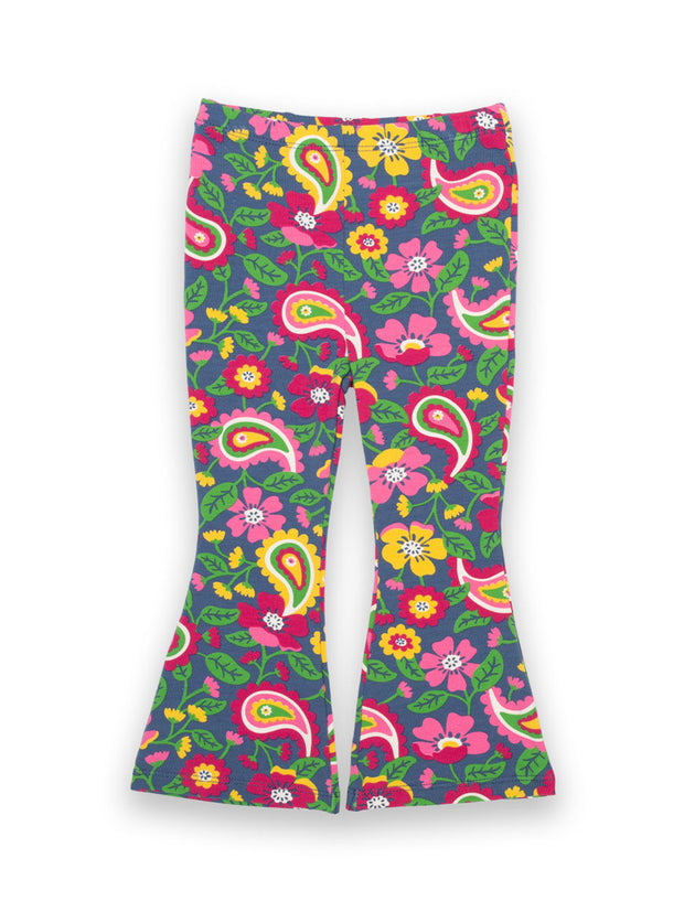 Paisley Pop Leggings im Flare Stil