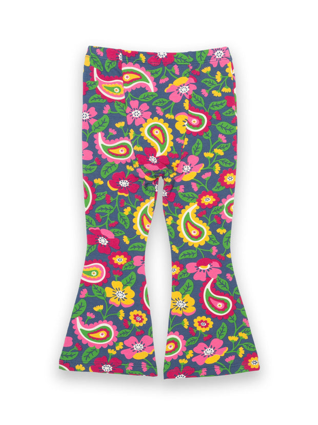 Paisley Pop Leggings im Flare Stil