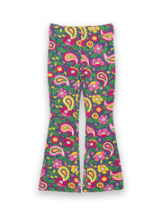 Paisley Pop Leggings im Flare Stil