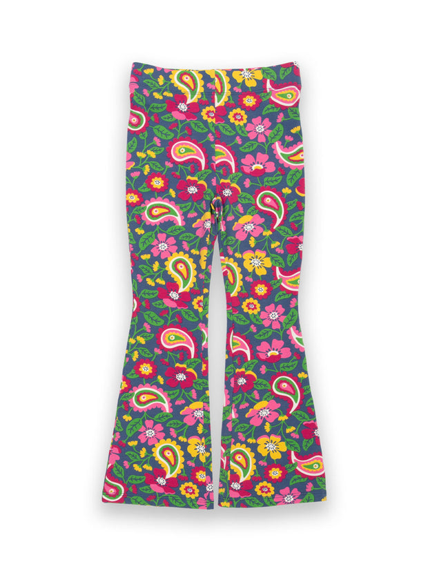 Paisley Pop Leggings im Flare Stil