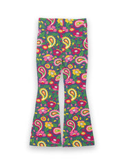 Paisley Pop Leggings im Flare Stil