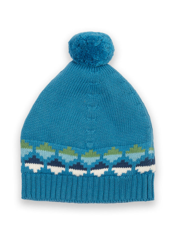 Hygge Cosy Mütze Blau