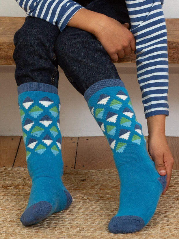 Hygge Cosy Socken Blau