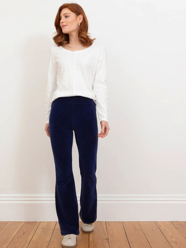 Asker Velvety Leggings Flare Stil