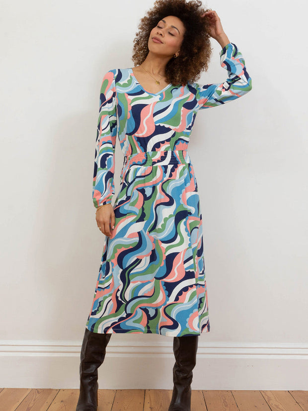 Oborne Jersey Kleid Ripple