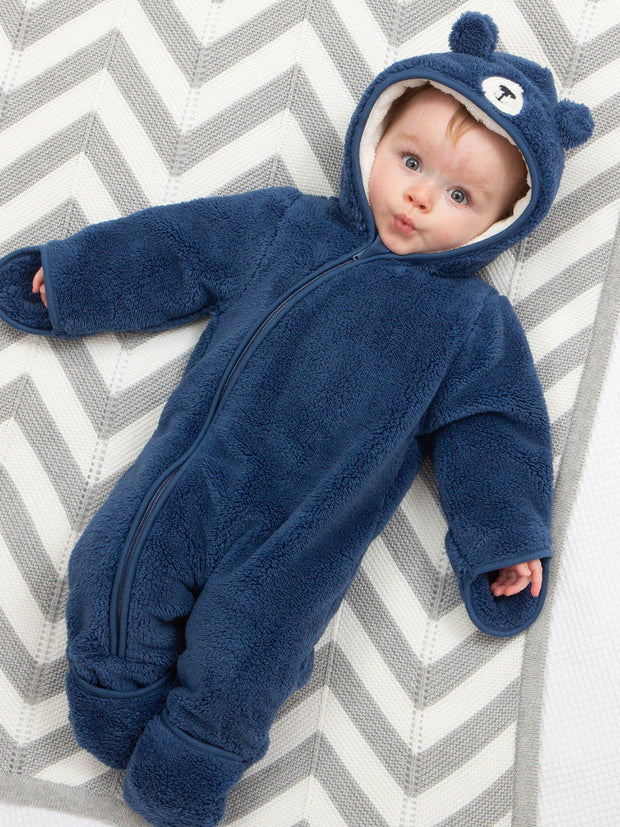 Mr Bear Fleece Onesie