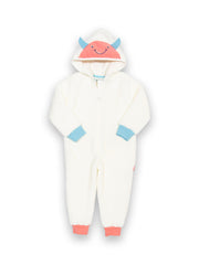 Huggle Bub Fleece Onesie Creme