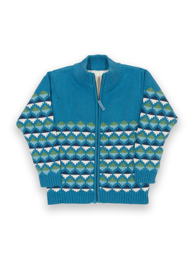 Hygge Jacke Blau