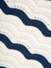 Heirloom Strickdecke Navy