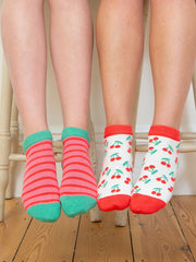 Cherry Friends Sneaker Socken 