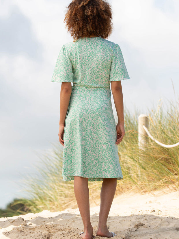 Highcliffe Jersey Wickelkleid Dinky Ditsy