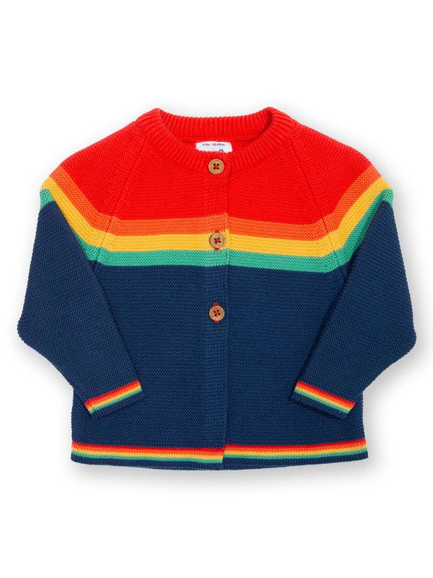 My First Strickjacke Regenbogen