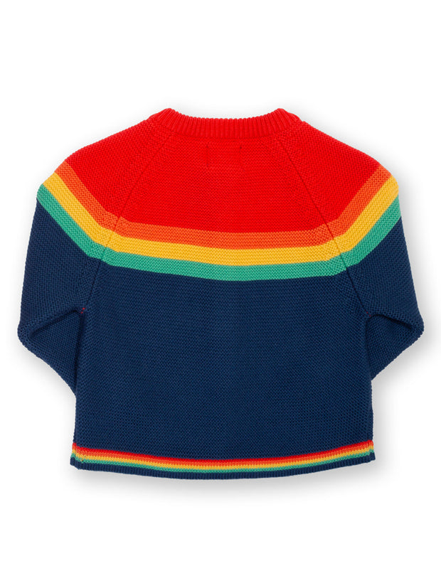 My First Strickjacke Regenbogen