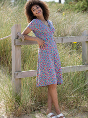 Cheselbourne Jersey Kleid Meadow Ditsy Bright