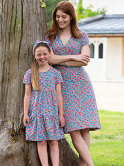 Cheselbourne Jersey Kleid Meadow Ditsy Bright