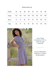 Cheselbourne Jersey Kleid Meadow Ditsy Bright