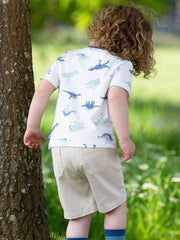 Yacht Shorts Haferflocken Beige