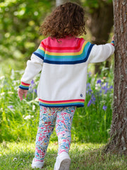 Regenbogen Strickjacke