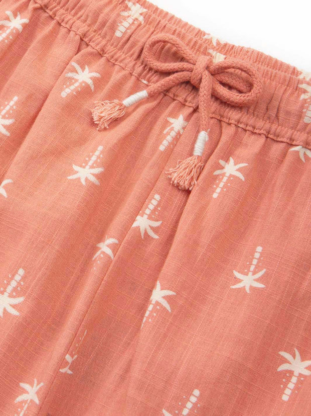 Eype Shorts aus strukturierter Baumwolle Coco Palm