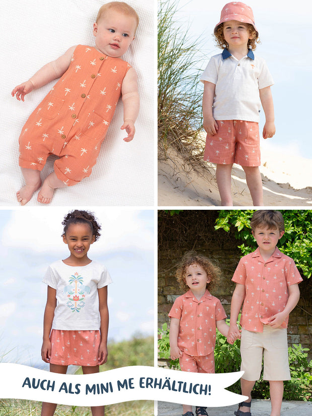 Eype Shorts aus strukturierter Baumwolle Coco Palm
