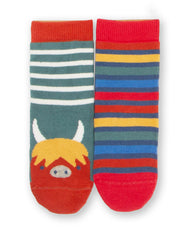 Lunar Ochse Grippy Socken