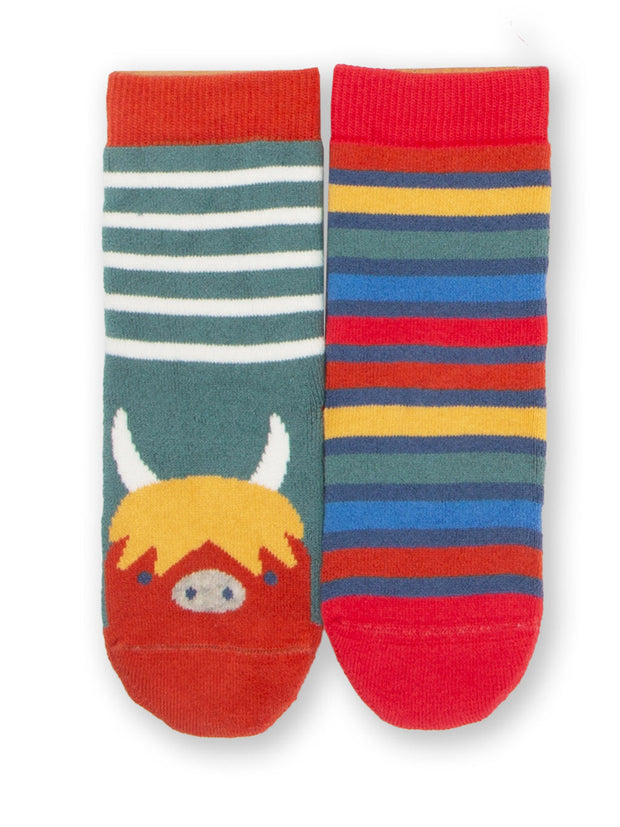 Lunar Ochse Grippy Socken