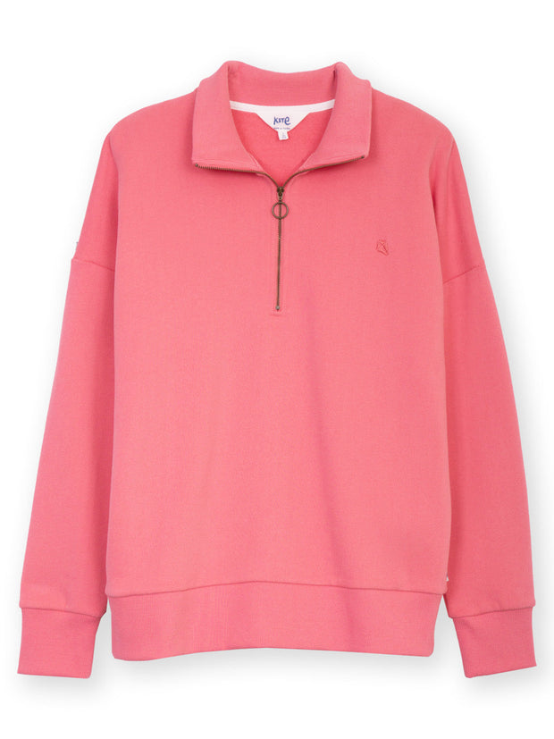 Watercombe Sweatshirt mit kurzem Reißverschluss