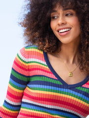 Trigon Strickshirt V-Kragen