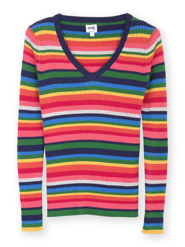 Trigon Strickshirt V-Kragen