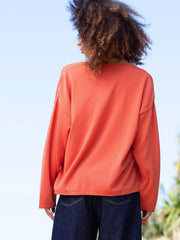Loscombe Strickpullover gebrannte Orange