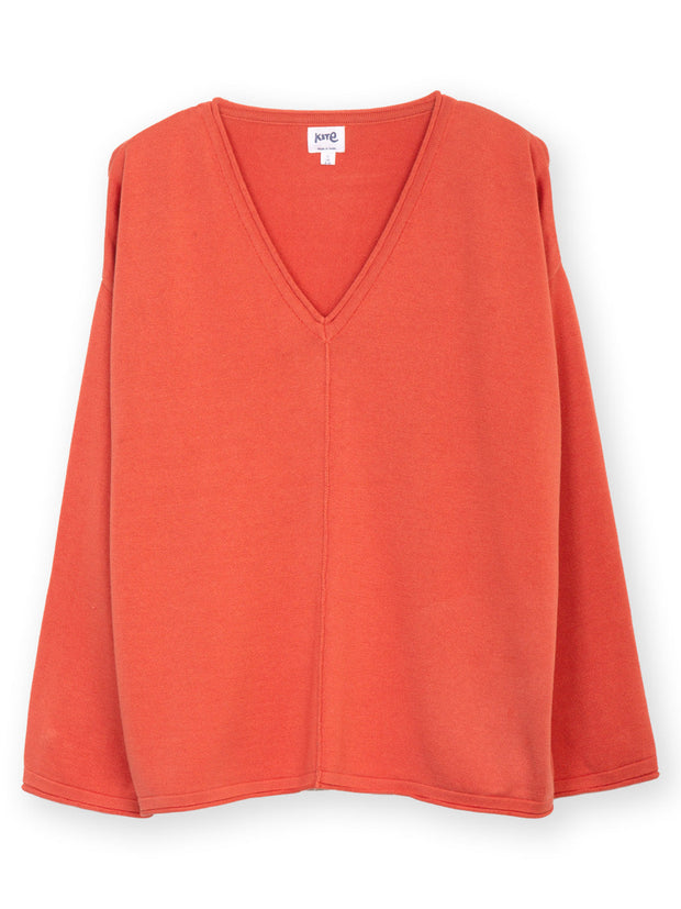 Loscombe Strickpullover gebrannte Orange