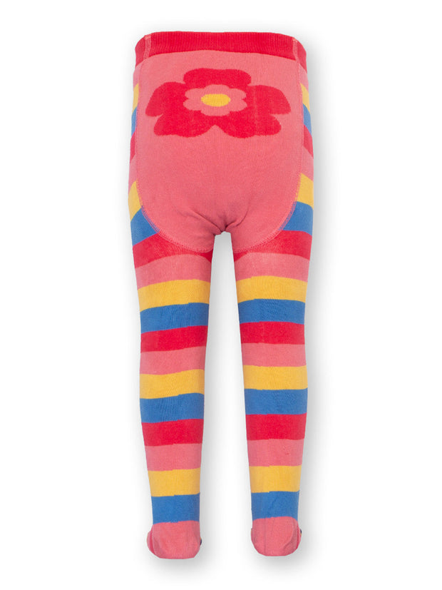 Streifen Strumpfhose Rosarot