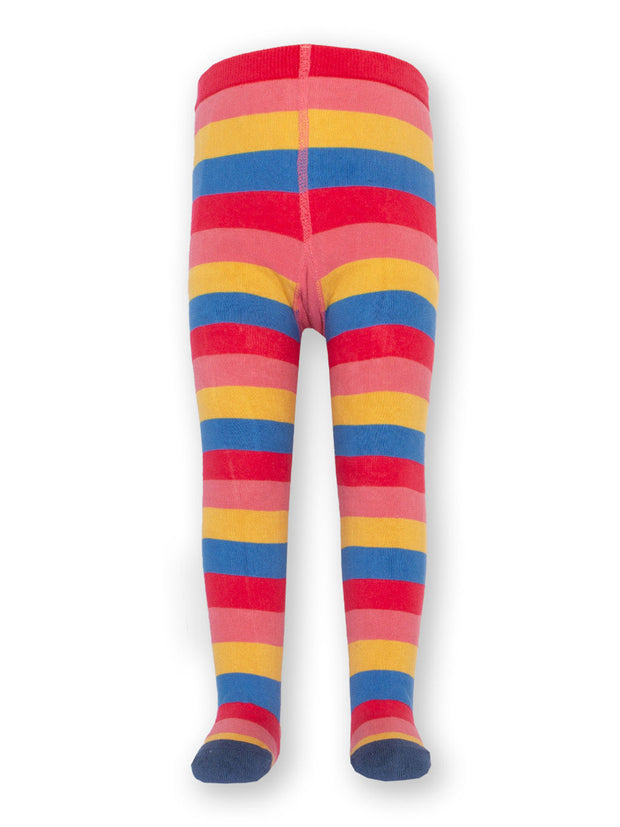 Streifen Strumpfhose Rosarot