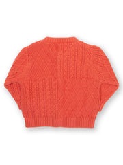 My First Strickjacke Gebranntes Orange