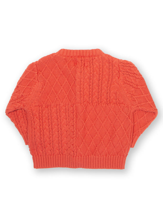 My First Strickjacke Gebranntes Orange