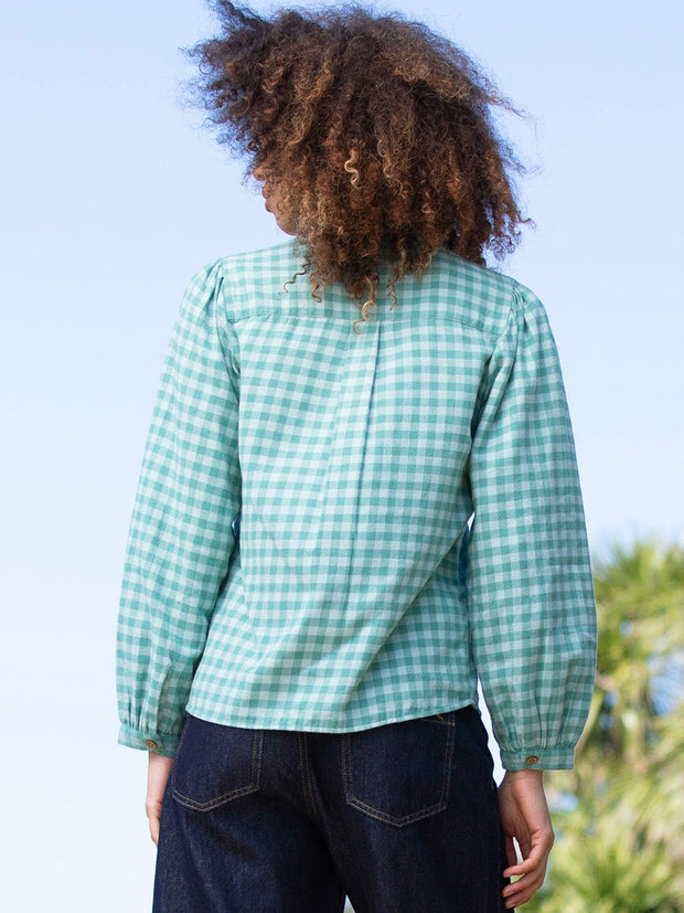 Marshwood Karierte Flanellbluse