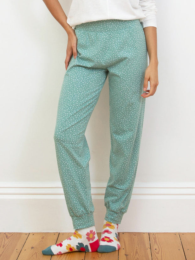 Lyme Loungehose mit Bündchen Pixie Petals
