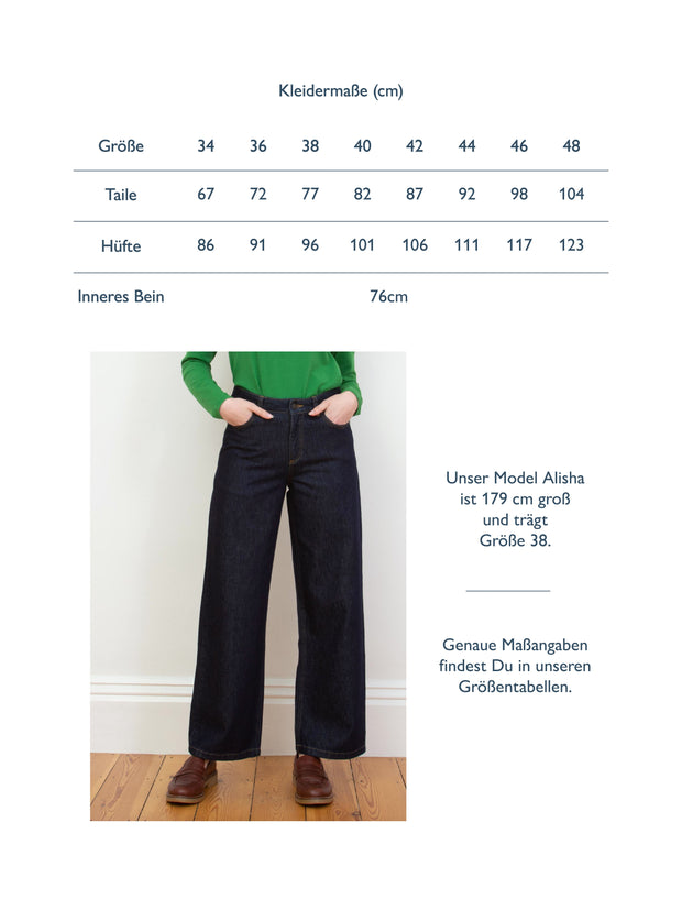 Wareham Denim Jeans Weites Bein