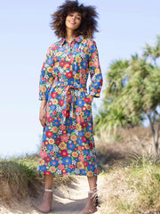 Morcombelake Popelin Kleid 3/4 Ärmel