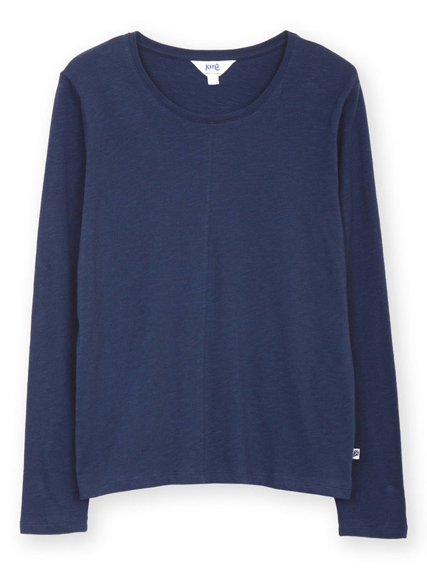 Sandford Slub Jersey Shirt Mitternachtsblau