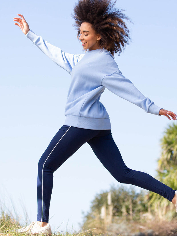 Lytchett Side Stripe Leggings Mitternachtsblau