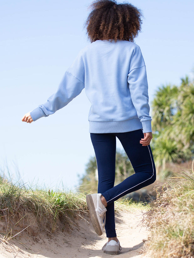 Lytchett Side Stripe Leggings Mitternachtsblau