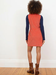 Purewell Kordkleid mit Trägerrock